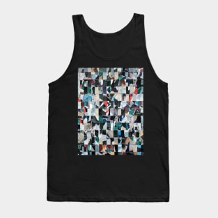 Minimal Abstract Collage of Rectangles. Tank Top